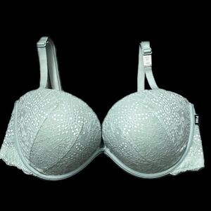 Victoria’s Secret Pink Date Plunge Push up Padded Multi-way bra Sage New